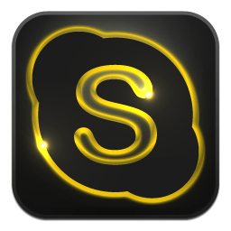 Skype neon glow Icon | Download Neon Glow Social Media icons | IconsPedia