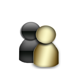 Messenger Gold Icon Download Black And Gold Icons Iconspedia