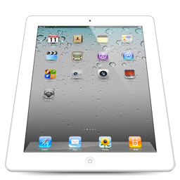 Ipad 2 White Perspective Icon Download Ipad2 Icons Iconspedia