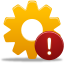 Process warning icon