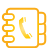 Address Book yellow icon