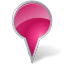 Map Marker Bubble Pink-64