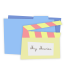 Blue folder movies icon