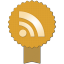 Badge Rss icon