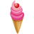 Pink Ice Cream  Cone-48
