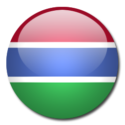Gambia Flag-256