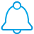 Bell blue icon