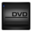 Black DVD Drive Icon