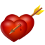 Arrow And Hearts icon