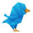 Origami Twitter Bird-48