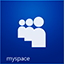 Windows 8 MySpace icon
