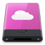 HDD Pink iDisk W icon