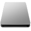 Removable slick drive icon