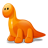 Dino orange-48
