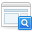 Web layout search icon