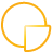 Chart Pie yellow icon