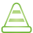 Traffic Cone green icon