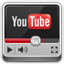 YouTube video player icon