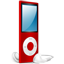 iPod Nano red on icon