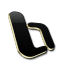 Microsoft Publisher Black and Gold icon