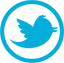 Metro Twitter3 Blue icon