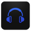 Headphones blueberry icon
