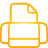 Printer yellow icon