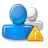 Person group warning icon
