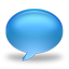 Chat blue icon