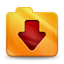 Downloads orange Icon