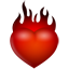 Heart on Fire icon