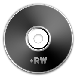 DVD+RW black