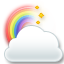 Clouds Rainbow Icon