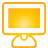 Monitor yellow icon