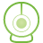 Web Cam green icon