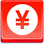 Yen Coin Red icon