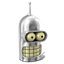 Bender Shiny Metal Icon