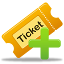Create ticket icon