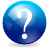 Help blue sphere icon