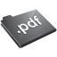 Pdf grey icon