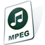 Mpeg file icon