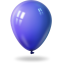 Ballon navy blue-64