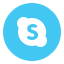 Skype Round Icon