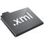 Xml grey icon