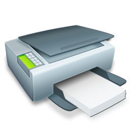 Printer with paper
