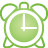 Alarm Clock green icon
