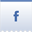 Facebook ribbon hover Icon