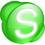 Skype green icon