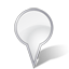 Bulb grey icon
