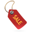 Red Sale Label icon